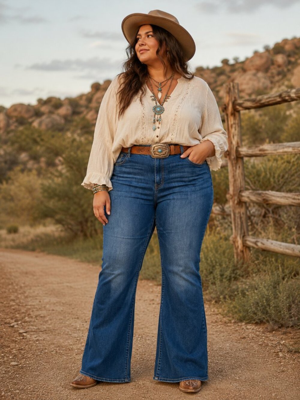 Lane Bryant Mid Rise Bootcut Jeans